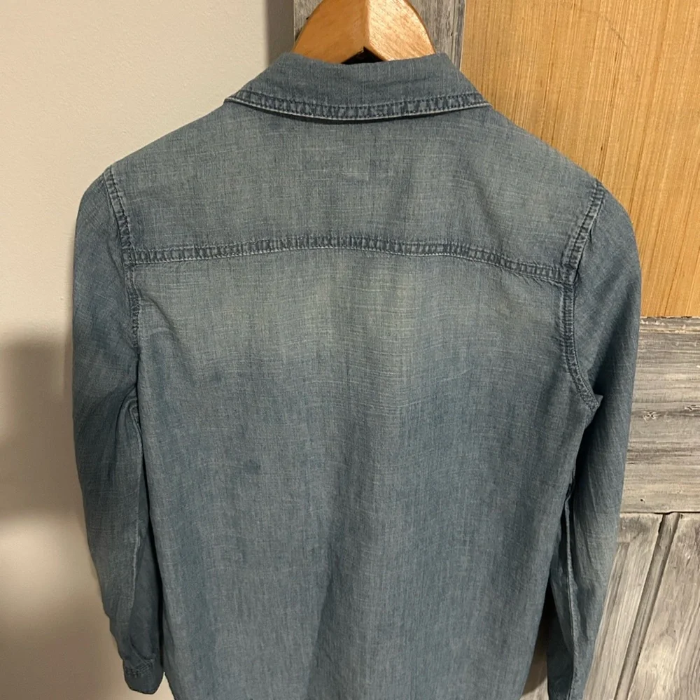 Denim button top - Picture 4 of 8